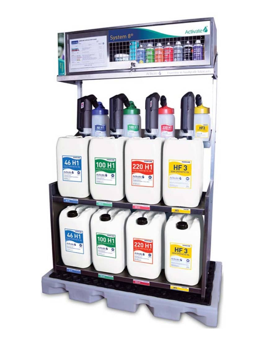 System8® lubricant storage unit